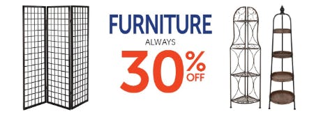 30% Off Furniture