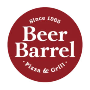 beer barrel pizza & grill logo