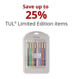 Save Up to 25% TUL Limited Edition Items