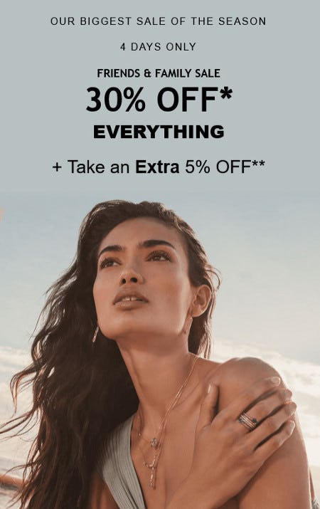 30% off Everything