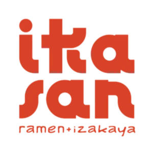 The Ika San Ramen logo in monochrome