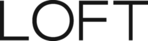 The LOFT logo in monochrome