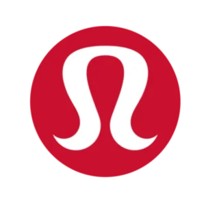 The lululemon logo in monochrome